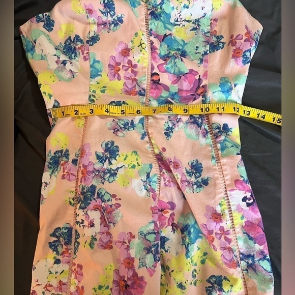CANDIES razor back Floral Mini Dress Size 11 - Picture 4 of 7